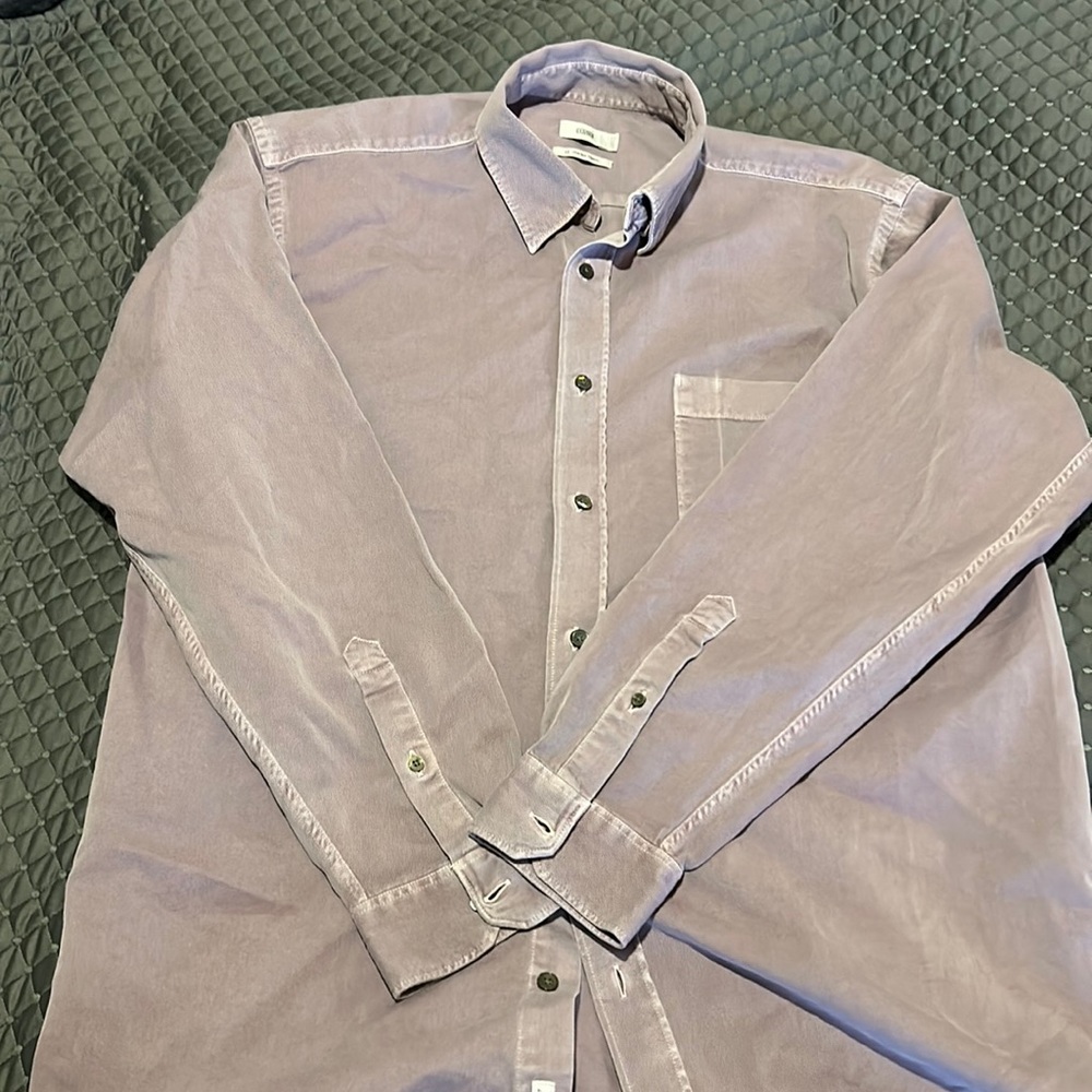 Closed Men's Casual Button Down Shirt - Light Purple